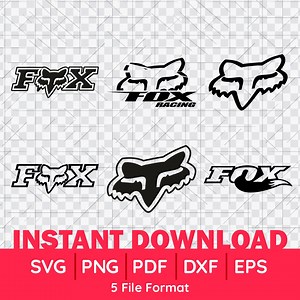 Fox Racing - SVG - Ready to Use for Cricut - Transparent Background - High Resolution - Etsy