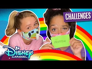 Ruth & Ruby's Sleepover | Charades Challenge | Disney Channel
