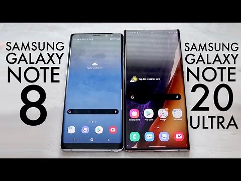 Samsung Galaxy Note 20 Ultra Vs Samsung Galaxy Note 8! (Comparison) (Review)