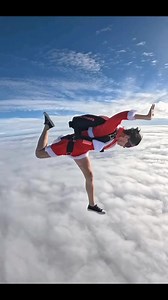 1M views · 10K reactions | Are you interest to Do this? #fly #sky #explore #clouds #skydiving #viral #flying #instadaily #parashute #trending | Tips Point | Facebook
