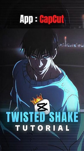 Twisted Shake Tutorial 💀🔥 | Capcut Tutorial | #capcut #capcuttutorial #tojifushiguroedit
