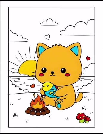 Baby Animal Coloring Book PDF Printable for Kids 4-8 Preschool Activity - Etsy