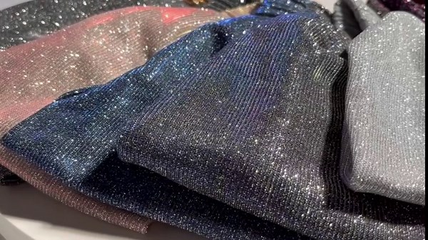 Catery Crystal Boho Headbands Wide Knotted Headband Turban Head Wrap Hair Band Twinkle Head Bands for Women and Girls (Blue+Red)