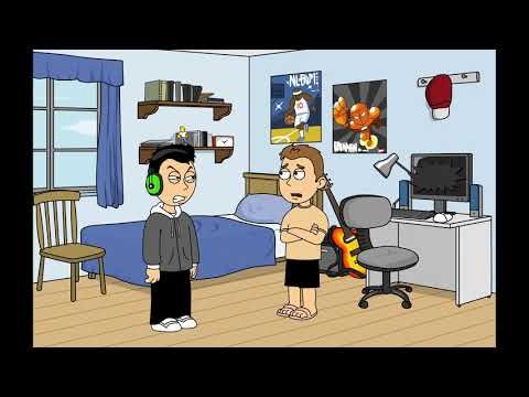 Angry Korean Gamer live streaming at the computer/loses the game and rages/grounded