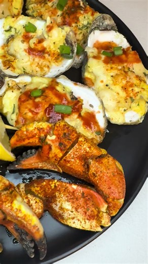 Delicious Crab Asiago Stuffed Oysters Recipe