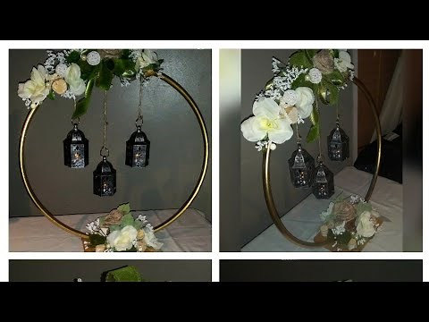 Dollar tree DIY country/enchanted forest/ garden centerpiece