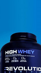Indulge in the rich taste of Cookies ‘n Cream with High Whey™! 🍪✨ Packed with premium protein to support muscle growth, recovery, and overall wellness. Fuel your body with the best—one scoop at a time! 💪🥤 Shop now: https://revolution-nutrition.com/product/high-whey?sku=12008072 | Revolution Nutrition