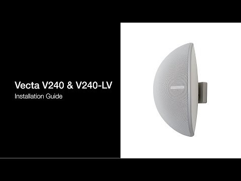 Vecta V240 and V240-LV Installation Guide | Custom Install