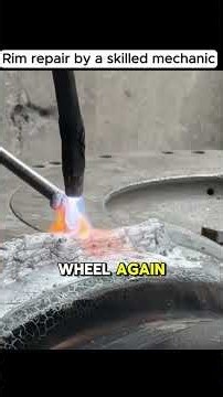 Don't Throw Away Your Cracked Rim! #carhacks #autorepair #welding