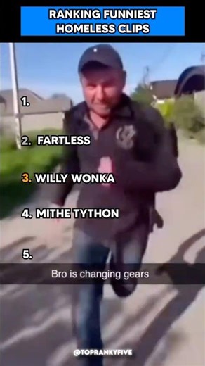 Ranking funniest homeless clips 💀 #shorts #trending #funny