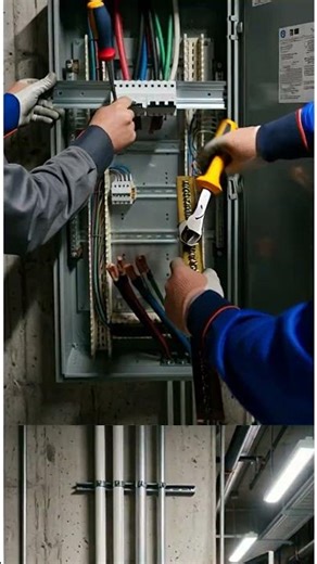 Inside an Electrical Breaker Panel ⚡ Assembly Process ֎ AI