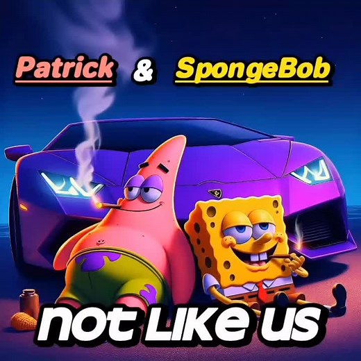 Patrick & Spongebob aren't like us🤝 #ai #aicovers #fyp #aicoversongs #notlikeus #patrick #spongebob