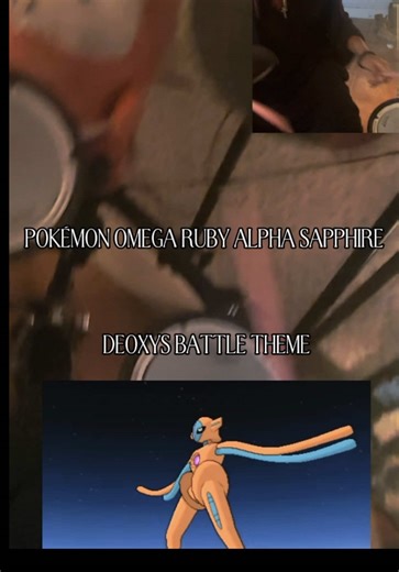 POKÉMON OMEGA RUBY ALPHA SAPPHIRE ⭐️ [DEOXYS BATTLE THEME] [earthtoneking Drum Cover] #fyp #trending #drums #anime #pokemon @raybanmeta @Roland