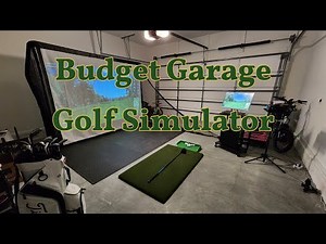 Budget Garage Golf Simulator Setup