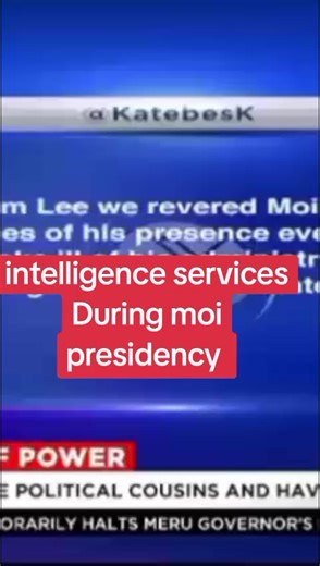 Intelligence Gathering During Moy's Presidency