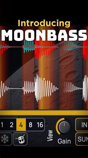 Moonbass Bass Focussed Oscilloscope VST #bass #musicproduction