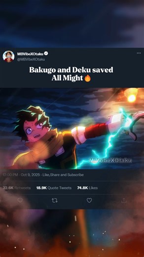 Bakugo and Deku saved All Might together #shorts #anime