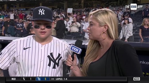 Alex Verdugo spoke with Meredith Marakovits on his big day in their 10-3 victory over the Astros WATCH: onelink.to/yesapp | YES Network