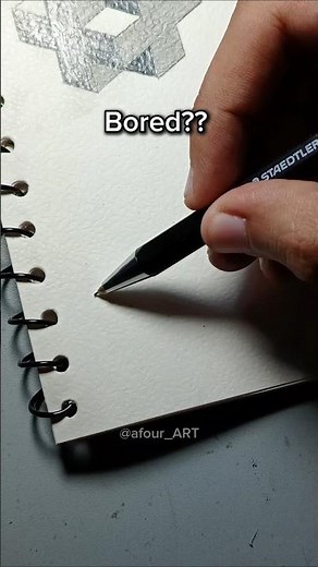 Simple things to draw when bored 🥱 (#shorts )