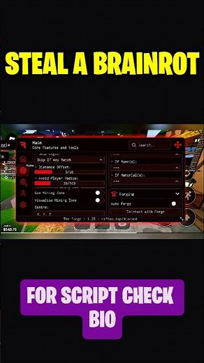 RIFT HUB The Forge SCRIPT 👾 #robloxscript #theforge #theforgescript #robloxtheforge #script