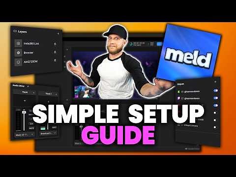 How To Setup Meld Studio For Streaming (its extremely EASY!)