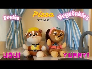LEARN FRUITS AND VEGETABLES WITH PAW PATROL