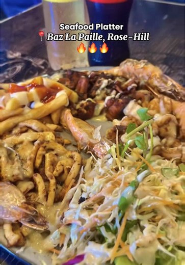 Delicious Seafood Platter at Baz La Paille, Rose-Hill