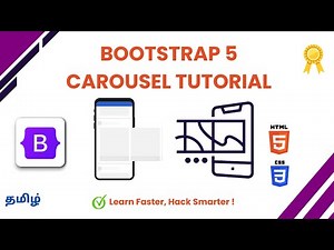 Bootstrap 5 Carousel Tutorial | Create Image Sliders in Tamil 🚀
