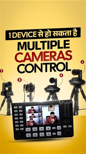 How To Manage Multiple Cameras Control🎬 Multiple Cameras with 1 Device - No Cables, No Hassle