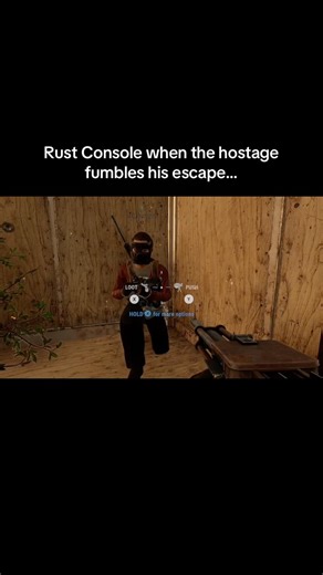 Rust Console when the hostage fumbles his escape…#shorts #rust #rustconsole