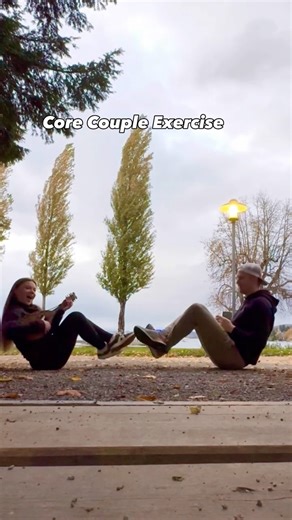 Partner Exercise for your core ✨🔥 #partnerworkout #workout #coretraining