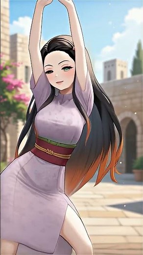 💫 Nezuko Kamado Dance | Demon Slayer Cosplay Performance ✨🔥 #AnimeDance