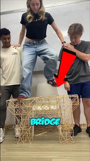 These Engineering Students Were Challenged to Build a Bridge Using Only Wooden Sticks