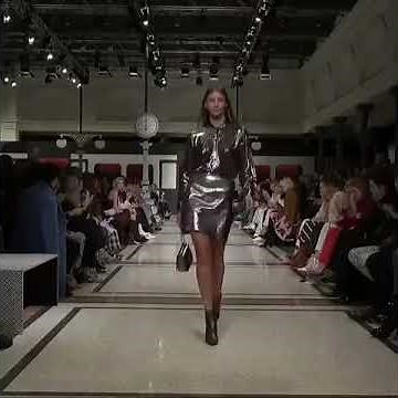 Lorena Rae walking for Marc Cain Fashion Show