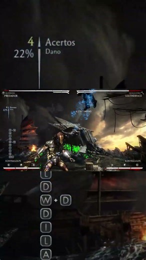 “42% de dano com Predator… nem deu chance! 💀 Mortal Kombat XL”