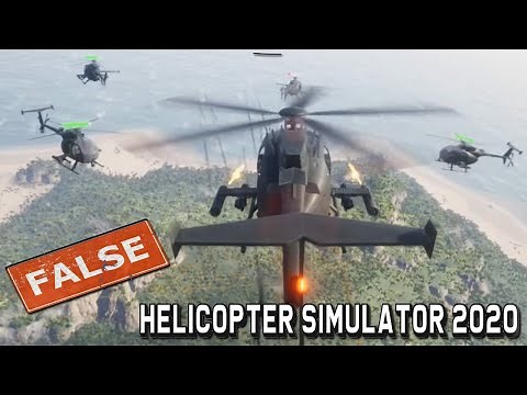 Helicopter Simulator 2020 Gameplay + Review ( No Sim At All ) PC Steam 4K