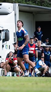 Just when you need him 🦸🏽‍♂️ @harlyn.saunoa_ dots down before the break in @bluesrugbyteam preseason against the Crusaders! | Auckland Rugby