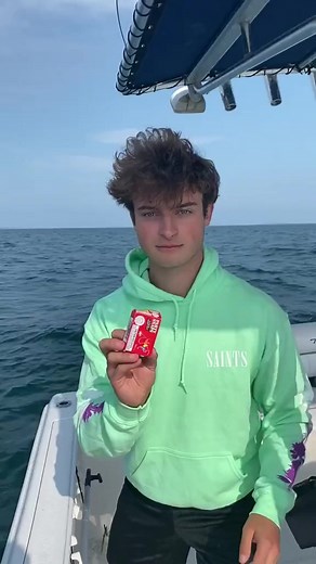 573.Poppers on boat prank 🤣 he fell into the water at the end #prank @_macoy_ | Cynthia Wilkinson