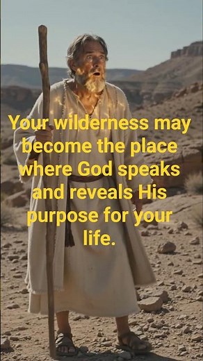The Burning Bush Experience of Moses. Moses encountered God in the burning bush.