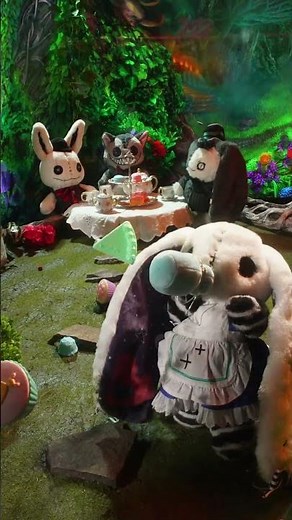 Welcome to Wonderland | Stop-Motion Animation: Plushie Dreadfuls #shorts