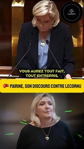 🥊 Marine, son discours contre Lecornu À l’Assemblée nationale, Marine Le Pen a prononcé un discours offensif visant le gouvernement, et notamment Sébastien Lecornu. Refus de la dissolution, alliances jugées opportunistes avec le Parti socialiste : la présidente du groupe RN a dénoncé ce qu’elle considère comme des arrangements politiques loin des attentes des Français. Ton ferme, attaques directes, hémicycle sous tension : une intervention qui a ravivé les clivages au sein de l’Assemblée. 👉 Op