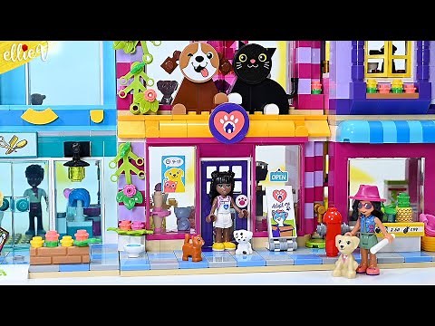 Re-building the Pet Adoption Cafe to fit into Main Street Apartment building | Lego custom build