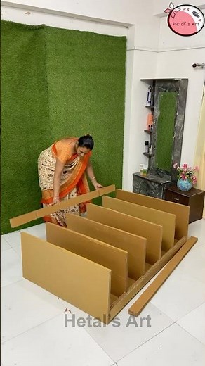 Amazing Cardboard Kitchen Organization Idea 💡