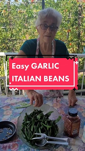 Authentic Italian Green Beans Recipe From Nonna Elda | Vegan & Vegetarian