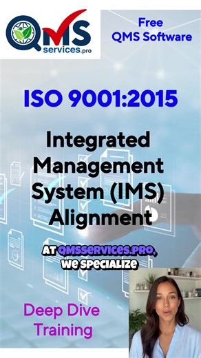 🏢 QMS Software | ISO 9001:2015 Integrated Management System (IMS) Alignment Quality Management is not just documentation — it’s integration. Under ISO 9001:2015, organizations are expected to align processes, people, and technology through an Integrated Management System (IMS) that drives consistency, continual improvement, and compliance across every department. In this session, learn how to implement a fully aligned ISO 9001:2015 Quality Management System (QMS) using automation and digital ev