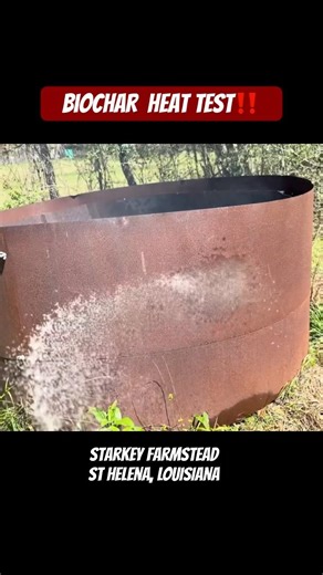 This Biochar Pit Is So Hot Water Evaporates Instantly 🔥 84yo Pawpaw Sammy Shows Proof