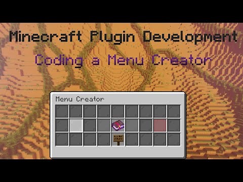 Coding a Menu Creator Plugin | Minecraft Paper/Spigot