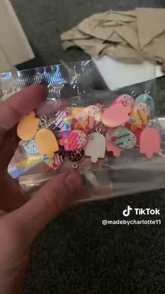 Happy mail charms from Michelle Snowden
