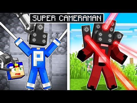 PAULINHU became the SUPER CAMERAMAN in Minecraft for 24 HOURS