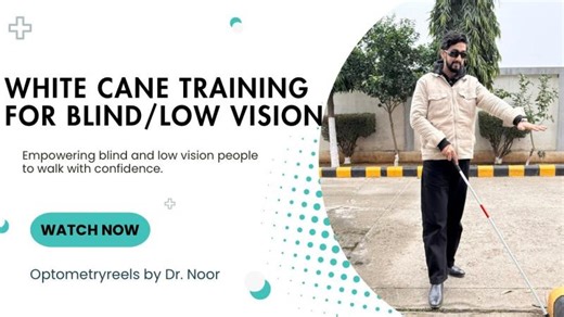 Types of White Cane | How Blind Low Vision People Use a White Cane | Low Vision Rehabilitation | Dr. Nooruz Zaman
